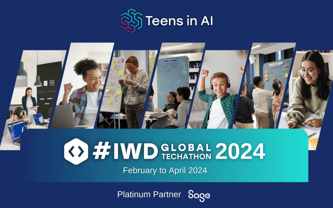 Teens in AI announces the launch of its fourth annual International Women’s Day Global Techathon campaign running from February to April 2024