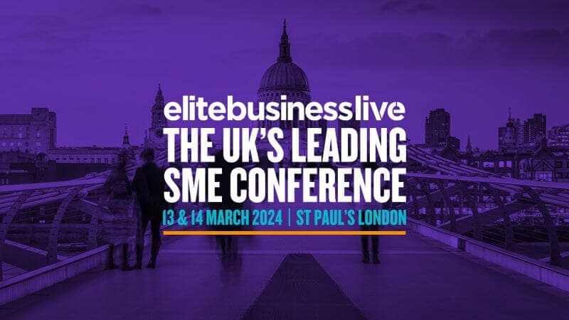 Teens in AI founder Elena Sinel on panel at Elite Business Live 2024 discussing 'How to harness the power of AI in your business'