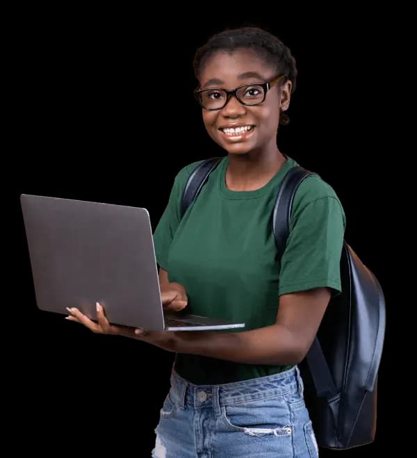 Female teen student in Teens in AI
