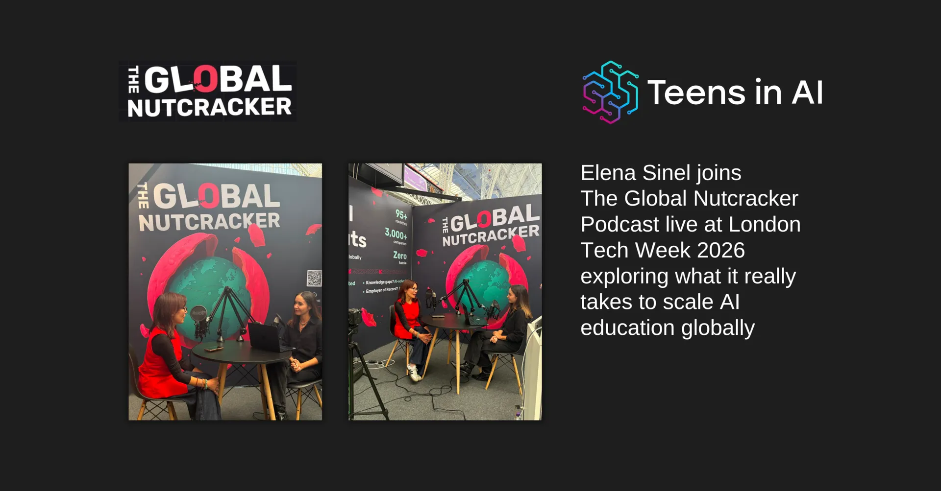 Teens in AI's Elena Sinel invited to speak on The Global Nutcracker Podcast 2026