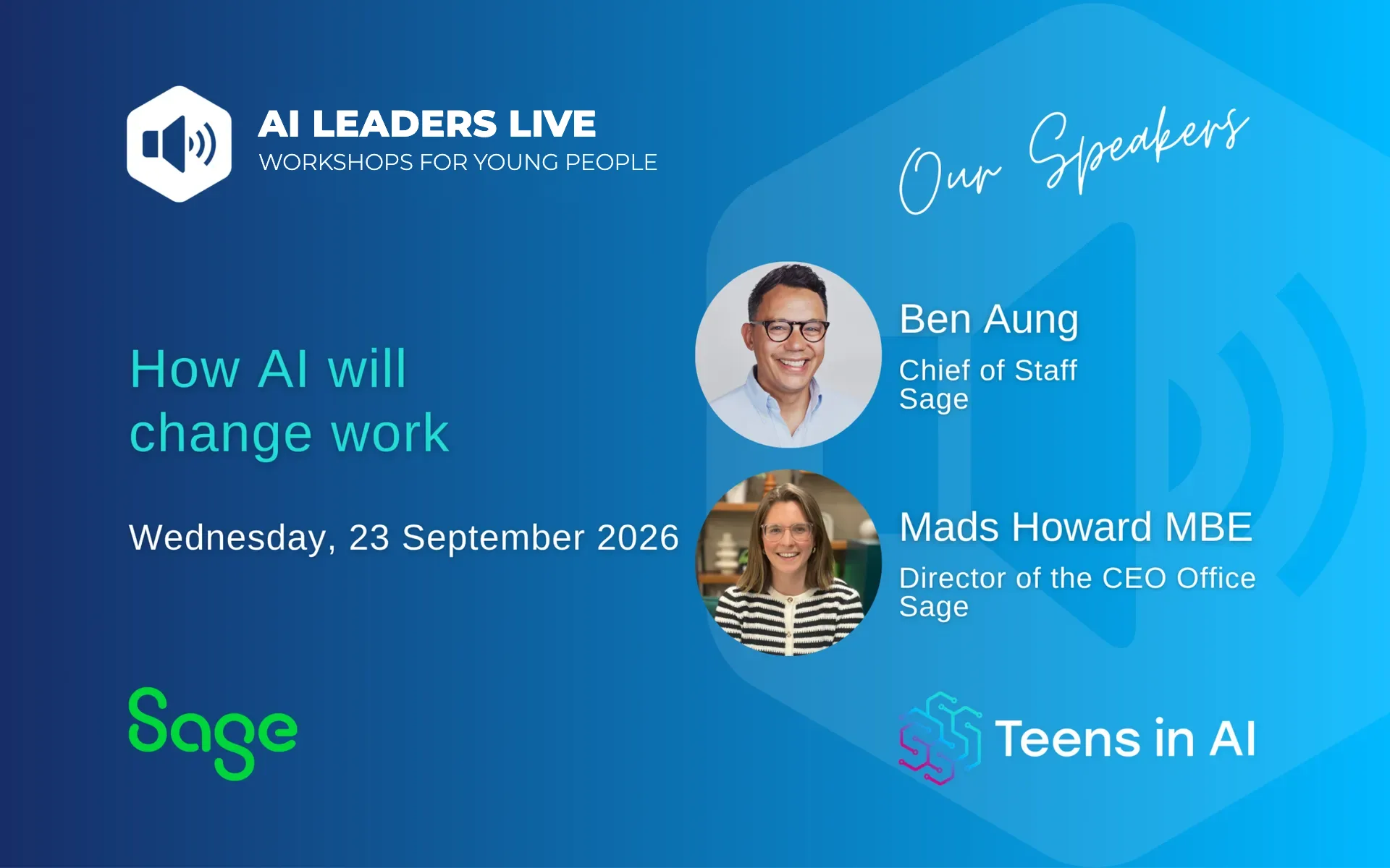 AI Leaders Live Workshops How AI will change work Workshop