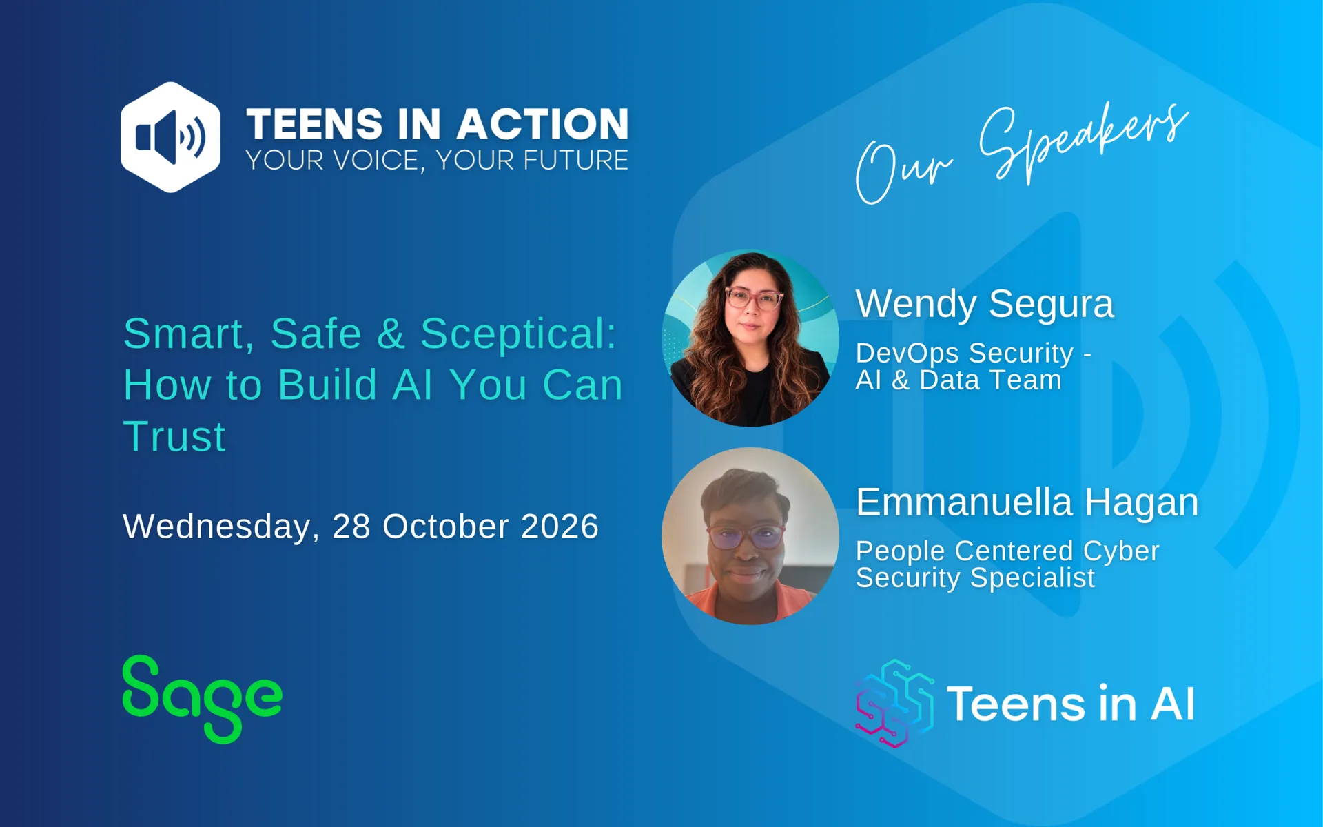 Teens in AI's AI Leaders Workshop with Sage and Sage Foundation -Smart, Safe, and Sceptical_ How to Build AI You Can Trust