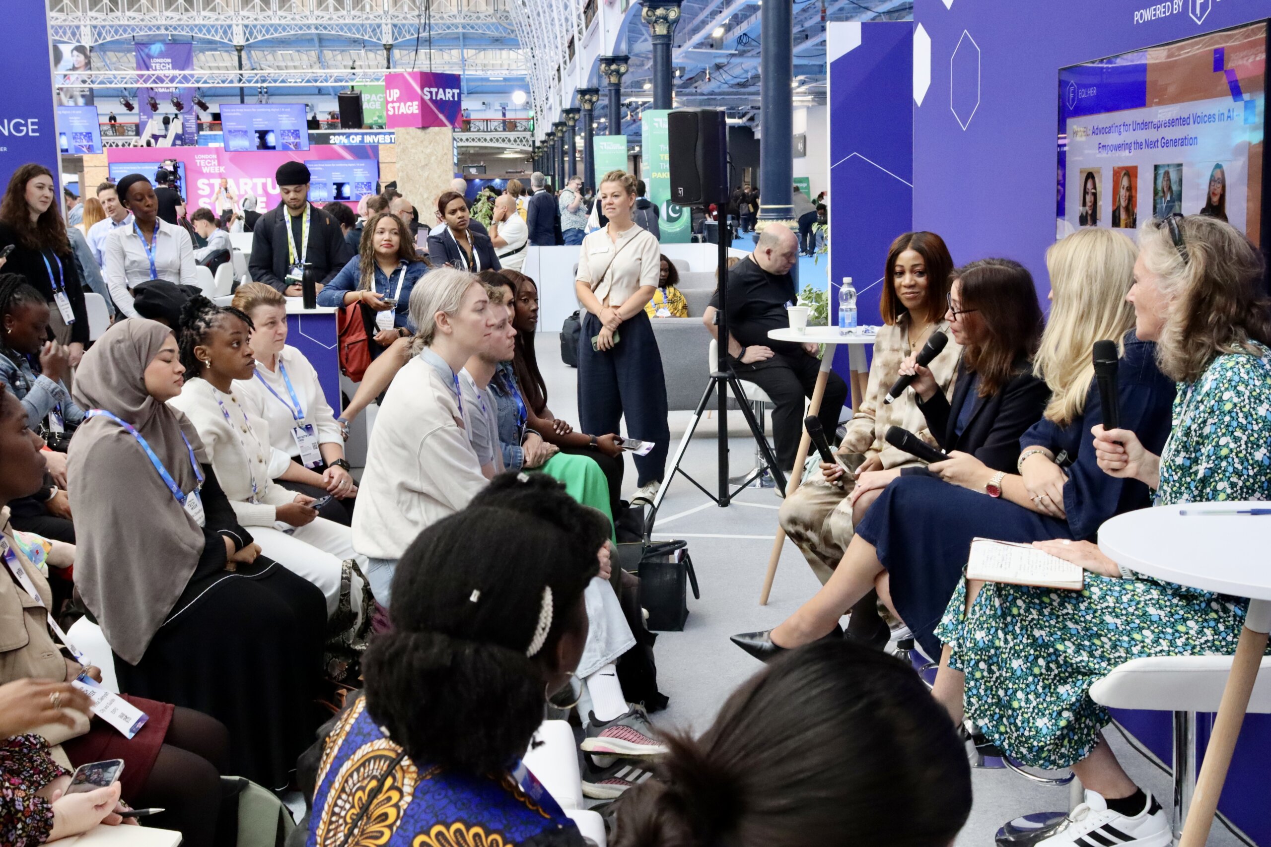 Elena Sinel and EQL:HER and London Tech Week Panel