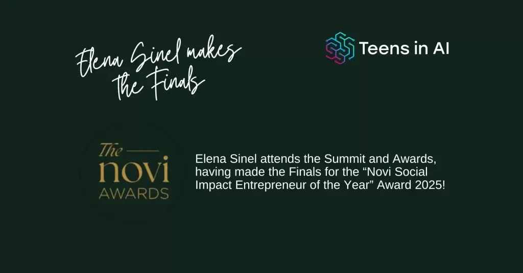Elena Sinel a Finalist for The NOVI Awards 2025