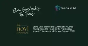 Elena Sinel a Finalist for The NOVI Awards 2025