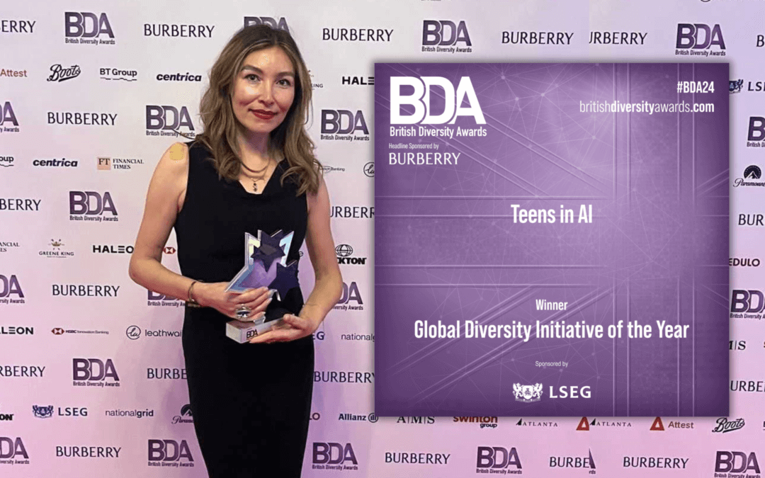 Teens in AI takes home the British Diversity Awards’ “Global Diversity Initiative of the Year Award” 2024