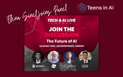 Teens in AI Founder Elena Sinel invited to Panel discussion for Tech & AI LIVE London 2025