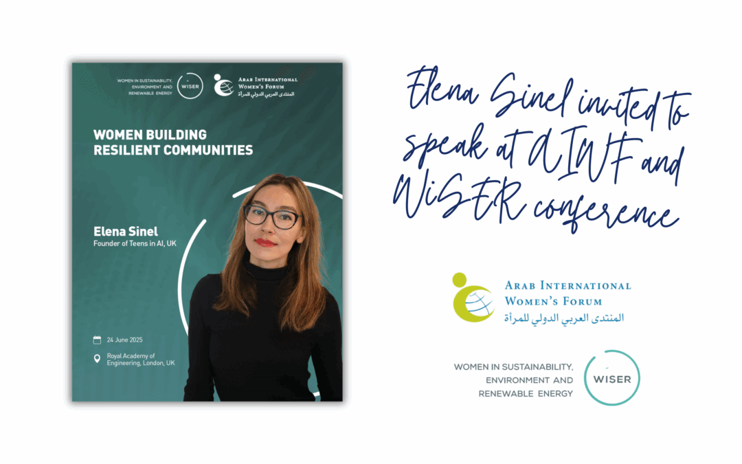 Elena Sinel invited to speak at the AIWF and WiSER conference