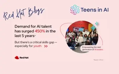 Bridging the AI Skills gap with Teens in AI: Red Hat inspires the Next Generation of AI Changemakers