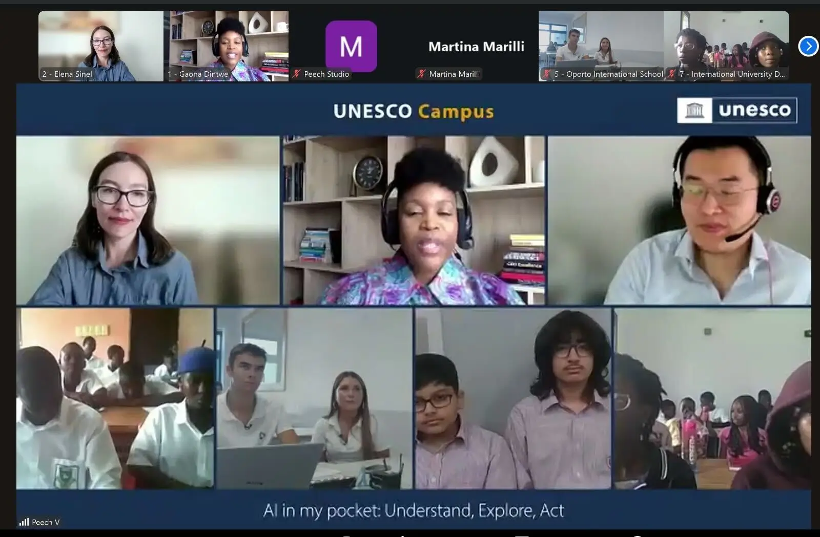 Teens in AI's Elena Sinel joins UNESCO Campus Panel