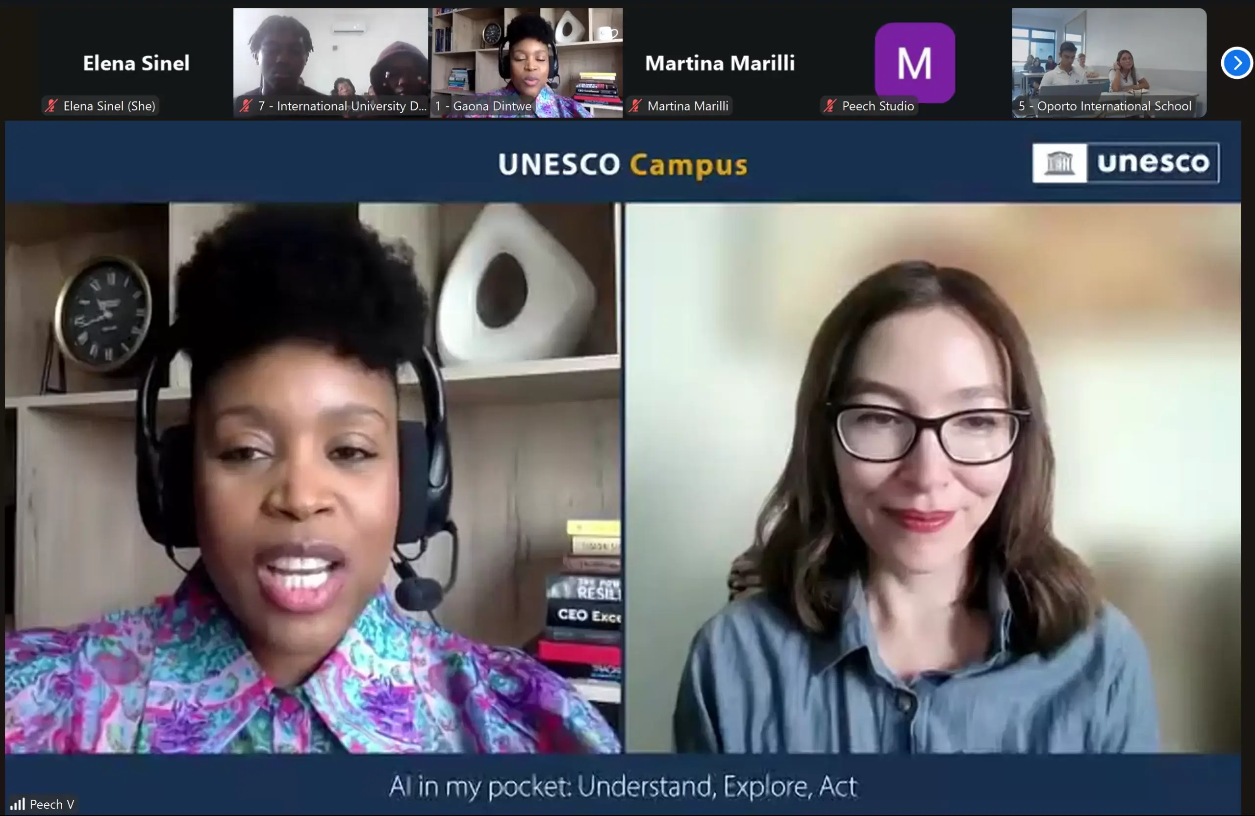 Teens in AI's Elena Sinel joins UNESCO Campus Panel