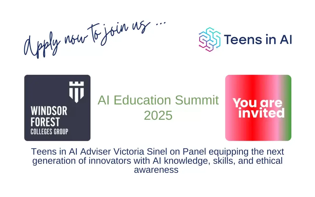 Teens in AI Adviser Victoria Sinel to Speak at AI Education Summit 2025