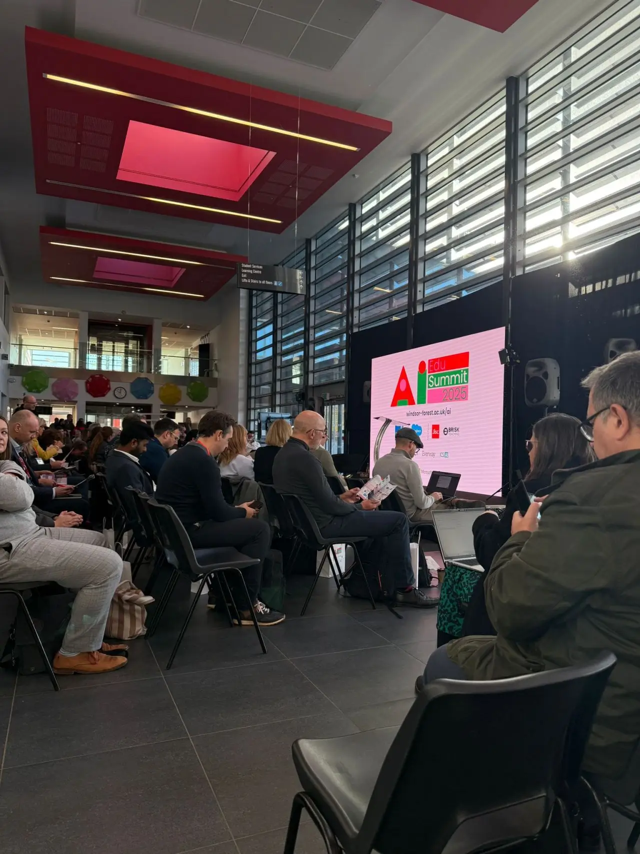 Teens in AI Adviser Victoria Sinel speaks at the AI Education Summit 2025