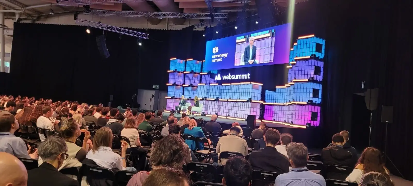 Elena Sinel, Teens in AI, attends WebSummit Lisbon