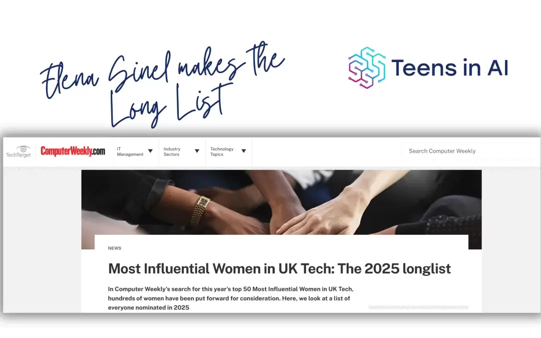 Elena Sinel makes the cut for Computer Weekly’s Most Influential Women in UK Tech 2025