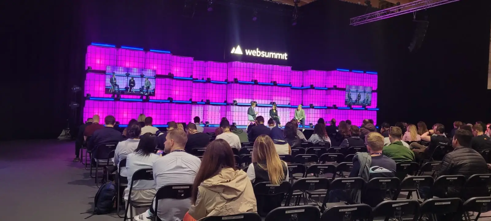 Elena Sinel, Teens in AI, attends WebSummit Lisbon