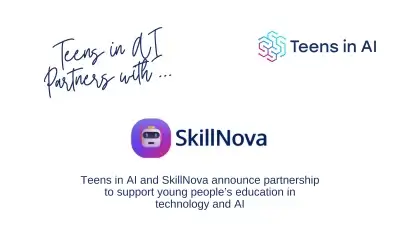 Teens in AI and SkillNova partner to support young people’s education in technology and AI