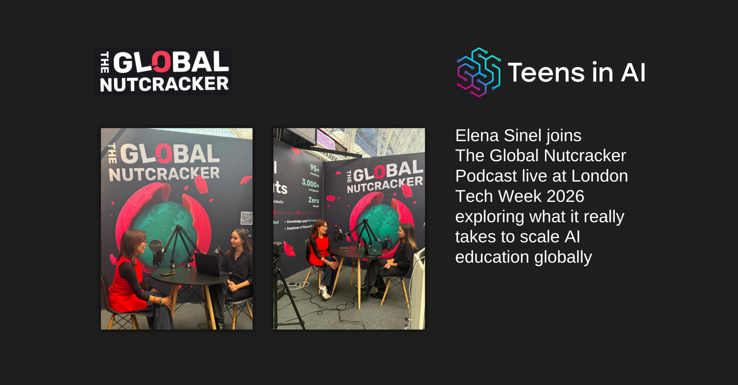 Teens in AI's Elena Sinel invited to speak on The Global Nutcracker Podcast 2026