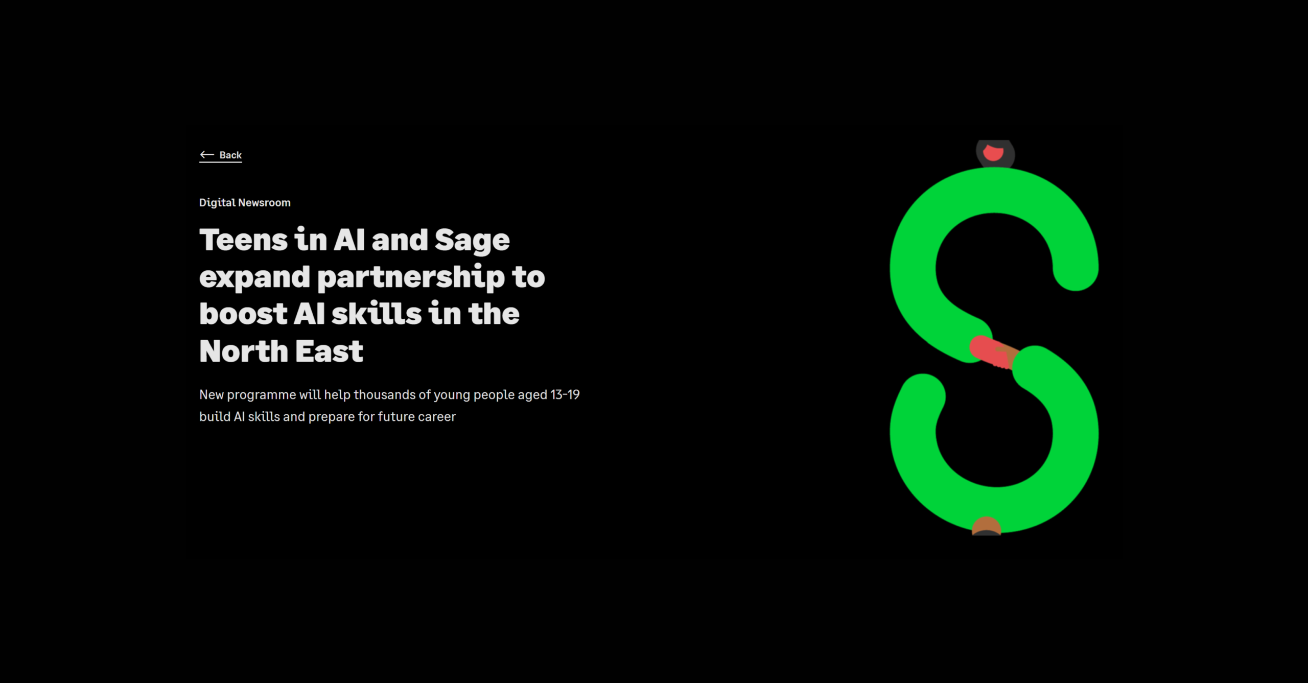 Teens in AI and Sage expand partnership to boost AI skills in the North East