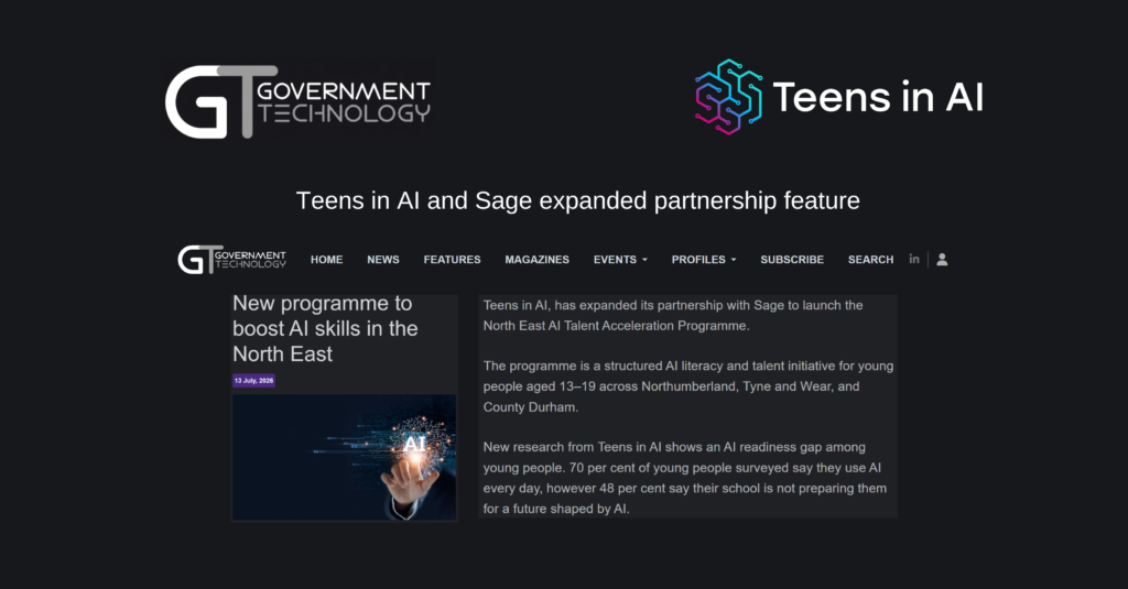 Government Technology Highlights Teens in AI and Sage Partnership Expansion