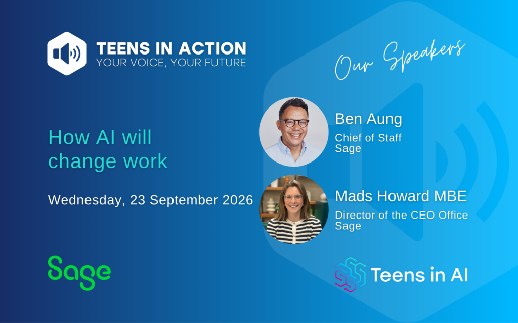 Teens in Action Forum How AI will change work Workshop