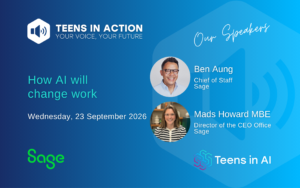 Teens in Action Forum How AI will change work Workshop