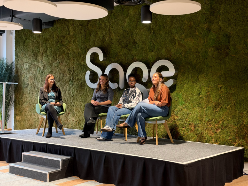 Moderated by Joy Blackburn, the Careers Panel brought together alumni and graduate young people at different stages of their journeys