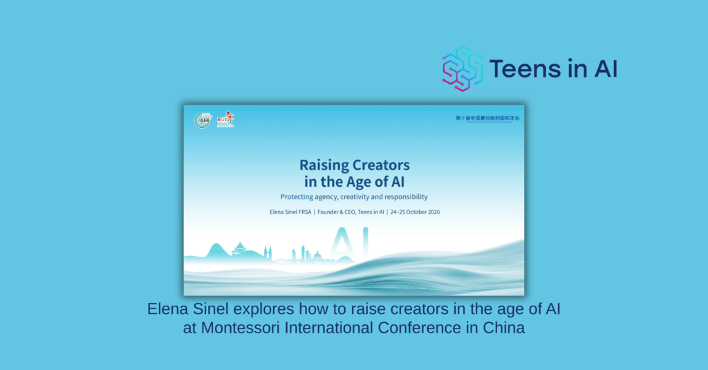 Elena Sinel explores how to raise creators in the age of AI at Montessori International Conference in China